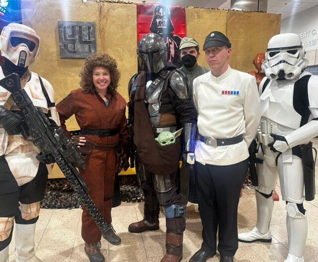 @scifivalleycon is upon us once again! We will be in Altoona all weekend long! Come check out the snapshot of the galaxy that we brought out this year! We're bringing the magic of Star Wars to you! Snap pictures, help us support our weekend mission to spread good across the galaxy!
We would love to see the pictures you take! Tag us! The empire is always watching!

 #StarkillerGarrison #MTFBWY #trooping #volunteersmakeadifference #starwarsfan #starwars #501stlegion #BadGuysDoingGood #BadGirlsDoingGreat #scifivalleycon