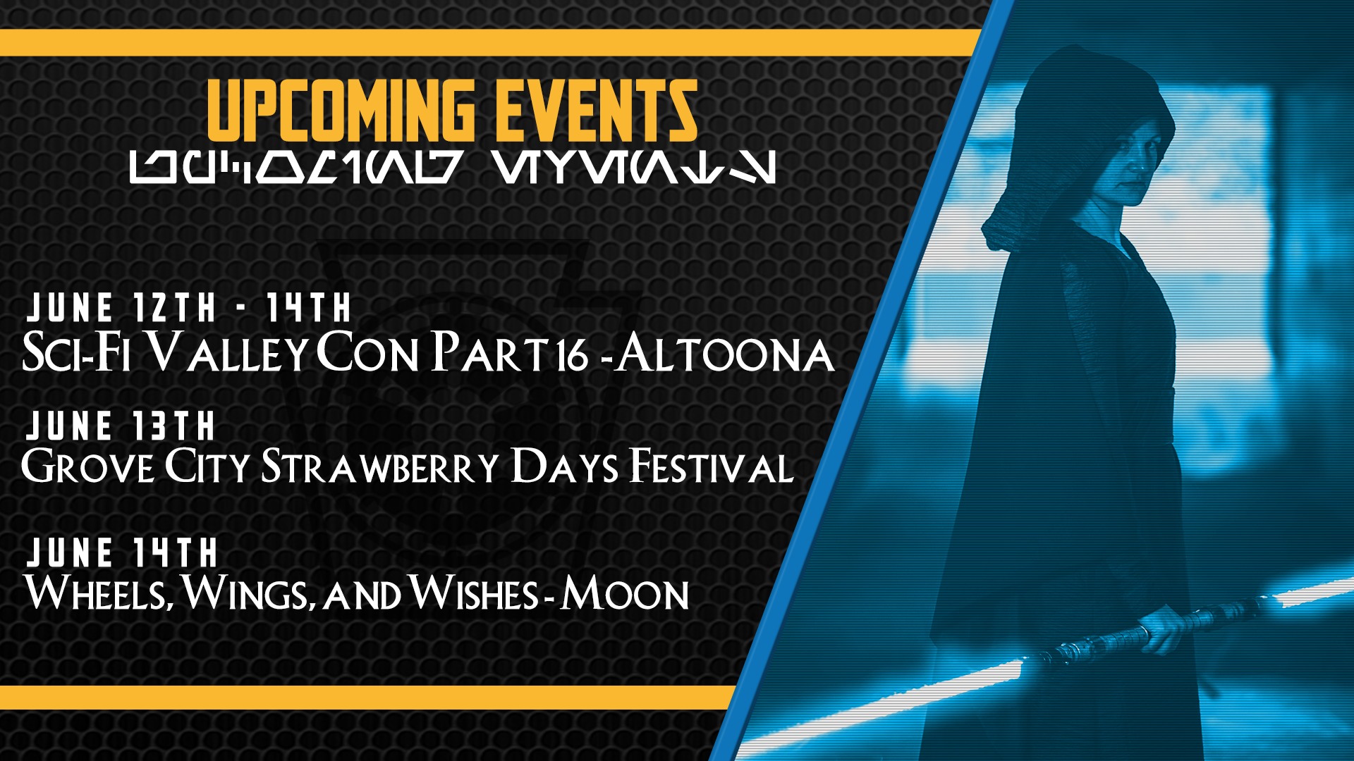Looking for a good time this weekend? Check out these events that we will be at! Hope to see you there!

 #StarkillerGarrison #MTFBWY #trooping #BadGuysDoingGood #BadGirlsDoingGreat #volunteersmakeadifference #starwars #501stlegion