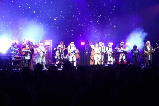 It got a little weird on August 1st, with @alfredyankovic  Bigger and Weirder Tour on their Burgettstown stop. Always a good time in a galaxy far far away.

 #StarkillerGarrison #MTFBWY #vader #starwars #starwarsfan #BadGuysDoingGood #BadGirlsDoingGreat #biggerandweirdertour #weirdal