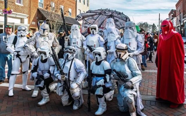 Outer Rim event transmission incoming

One of our members attended Havre De Grace Ice Festival on February 21st, 2026 along side the following Garrisons: @501stgarrisoncarida  @garrisontyranus @oldlinegarrison  StarKiller Garrison @501stfirststategarrison 

Others groups that attended were @thefracturedempire MMCC- Ky#501st 

Good job Troopers!

 #trooping #MTFBWY #BadGirlsDoingGreat #official501st #volunteersmakeadifference #starwarsfan #starwars #BadGuysDoingGood #501stlegion #501st