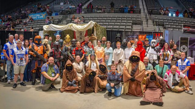 Outer Rim Event transmission incoming

One of our members attended Mississippi Comic Con - June 26-28th, 2026 along side 501st Mississippi Rancor Raiders Garrison , @chenataabase , South Central Droid Builders Fan Club , @veshok_clan, @dagobah_base , Bast Alpha Garrison , and @ar501st .

The group raise $2,693 for Make-a-wish Mississippi

DS-18275

 #StarkillerGarrison #givingbackfeelsgood #501st #BadGuysDoingGood #BadGirlsDoingGreat #RebelLegion #droidbuilders #mandalorianmercs #makeawishmississippi #MTFBWY #volunteersmakeadifference #starwarsfan