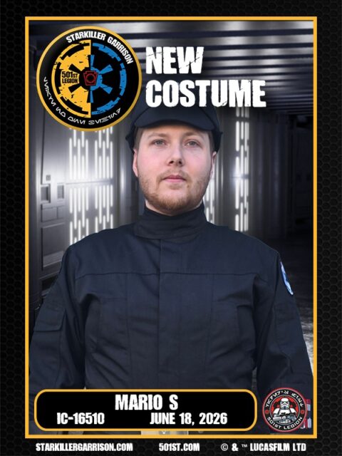 Time to get to the Bridge! Way to go Mario on your recent approval! 

#StarkillerGarrison #MTFBWY #trooping #official501st #501st #501stlegion #BadGuysDoingGood #starwarsfan