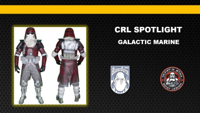 ****** CRL SPOTLIGHT ******

Blizzard Force: Galactic Marine (GM)

Galactic Marines or the 21st Nova Corps was a group of clones that served the Grand Army of the Galactic Republic. Under leadership of Jedi General Ki-Adi-Mundi and Marshal Commander Bacara. These clones are noted for their unique armor during battles on snowy planets like Mygeeto. 

Did you know that Galactic Marines were once apart of The Clone Trooper Detachment? These specialized clones were moved to Blizzard Force in 2020 due their time serving on colder planets. Making them a perfect fit for Blizzard Force!

Interested in a Galactic Marine?
Fine the CRL here: crls.501st.com/bf/galactic-marine
Detachment: www.blizzardforce.com/forum/
Send us a message when your ready to start building!

#StarkillerGarrison #501stLegion #StarWarsFans #CosplayCrew #JoinUs #badguysdoinggood #StarWars #pittsburgh #RebelLegion #BadGirlsDoingGreat #MTFBWY #official501st #volunteersmakeadifference #blizzardforce501st 
@501stblizzardforce