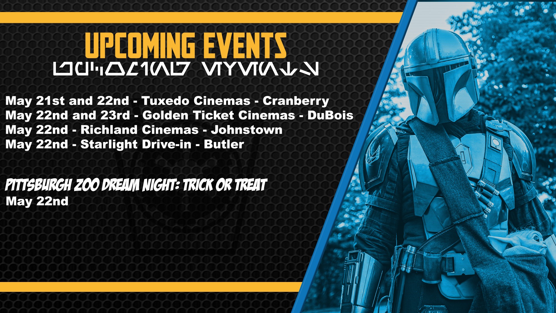 If you are wondering where you can collect your bounties this weekend... well here is the latest intel of where we will be!

This is the way

 #StarkillerGarrison #BadGirlsDoingGreat #trooping #MTFBWY #volunteersmakeadifference #official501st #starwars #BadGuysDoingGood #501stlegion #themandalorian