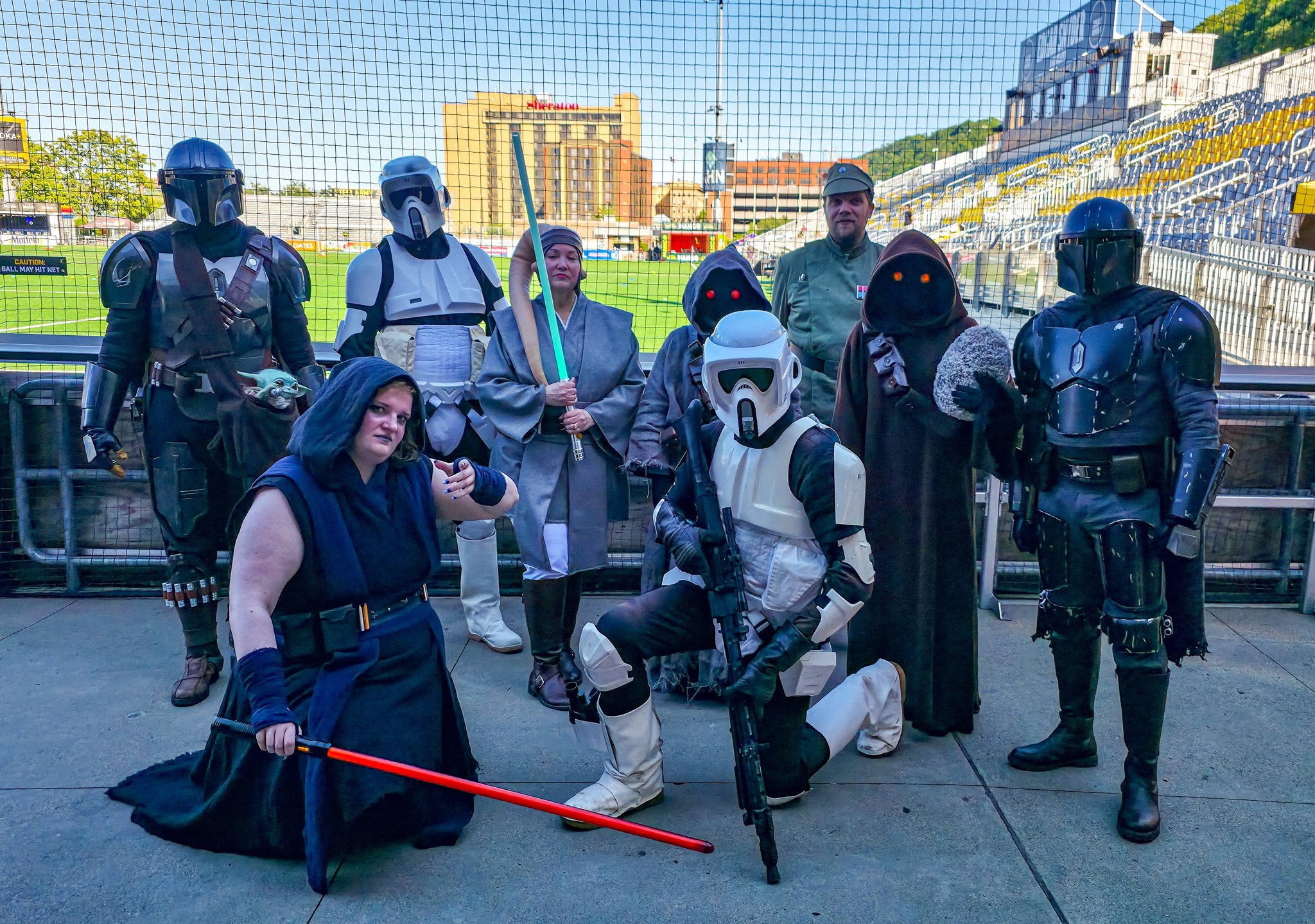 The second event from last week was with the Riverhounds for their Star Wars night!
We had another really good turn out with the River Hounds winning their game 2-0!

 #trooping #BadGirlsDoingGreat #BadGuysDoingGood #starwarsfan #starwars #501st #StarkillerGarrison #official501st