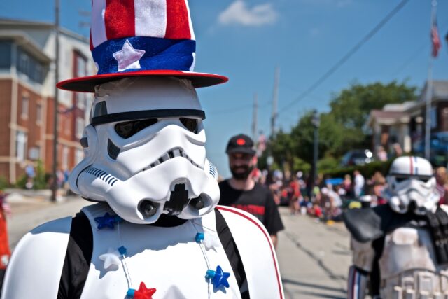 Who's ready to party like it's 1776?!

This weekend we will be in Brentwood celebrating America's 250th Birthday!  If you're at the parade, don't be shy - wave like a crazy person!!!

From what we have been told seats along the route are already being saved! 

 #StarkillerGarrison #MTFBWY #trooping #official501st #starwars #501stlegion #501st #BadGuysDoingGood