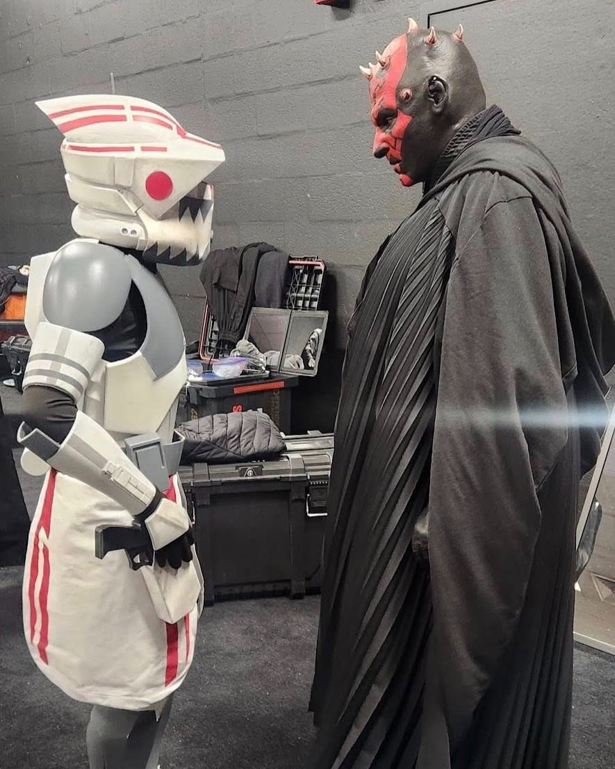 It seems that Sgt Hound has found a new teacher to expand his knowledge. The force can be useful in battle, and it seems maul is in  need of a new appreciate. 

Happy National Teachers Day!

Are you interested in building Maul or Sgt Hound? 
Reach out to us: starkillergarrison.com

#StarkillerGarrison #501stLegion #StarWarsCosplay #StarWarsCostuming #ThisIsTheWay #badguysdoinggood #StarWars #BadGirlsDoingGreat #MTFBWY #official501st #volunteersmakeadifference #SithLordDetachment  #clonetrooperdetachment